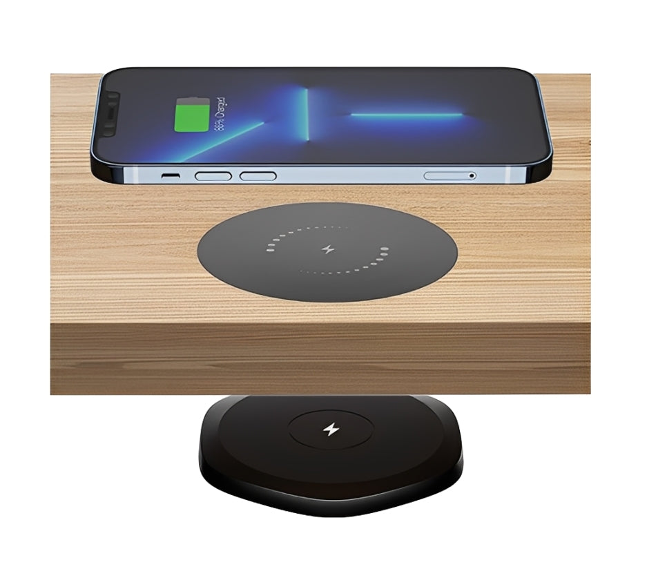 COSMOTECH Hidden Wireless Charger – Sleek Under-Desk Design